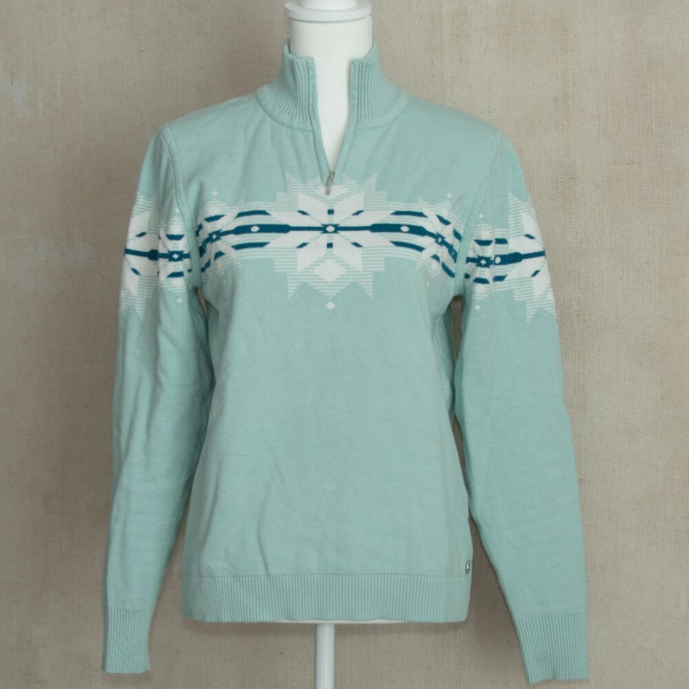 Nils Nordic Snowflake 1/4 Zip Sweater